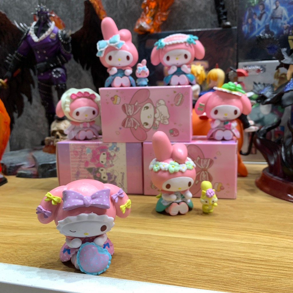 Búp Bê Sanrio Kuromi hồng Trang Trí Không Gian Làm Việc - Sưu Tầm - Làm Quà Tặng - An Toàn