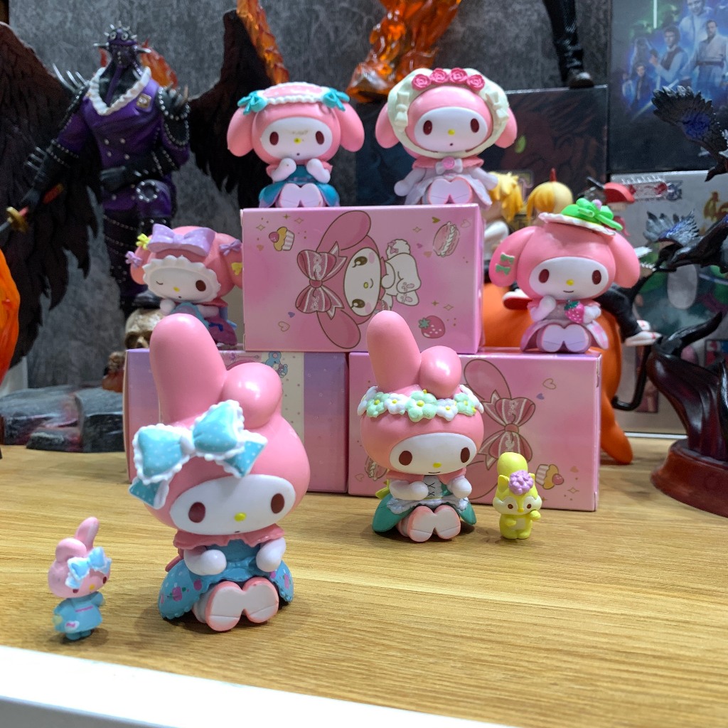 Búp Bê Sanrio Kuromi hồng Trang Trí Không Gian Làm Việc - Sưu Tầm - Làm Quà Tặng - An Toàn