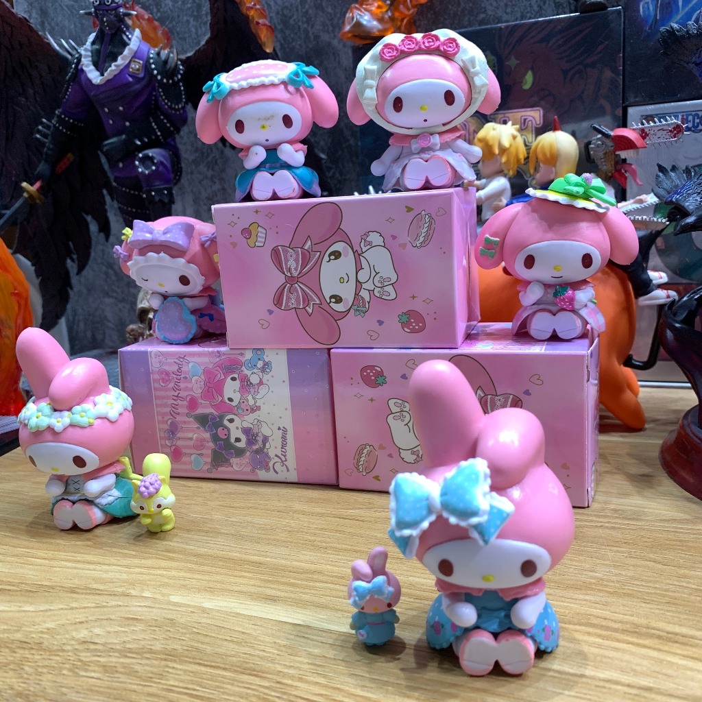 Búp Bê Sanrio Kuromi hồng Trang Trí Không Gian Làm Việc - Sưu Tầm - Làm Quà Tặng - An Toàn