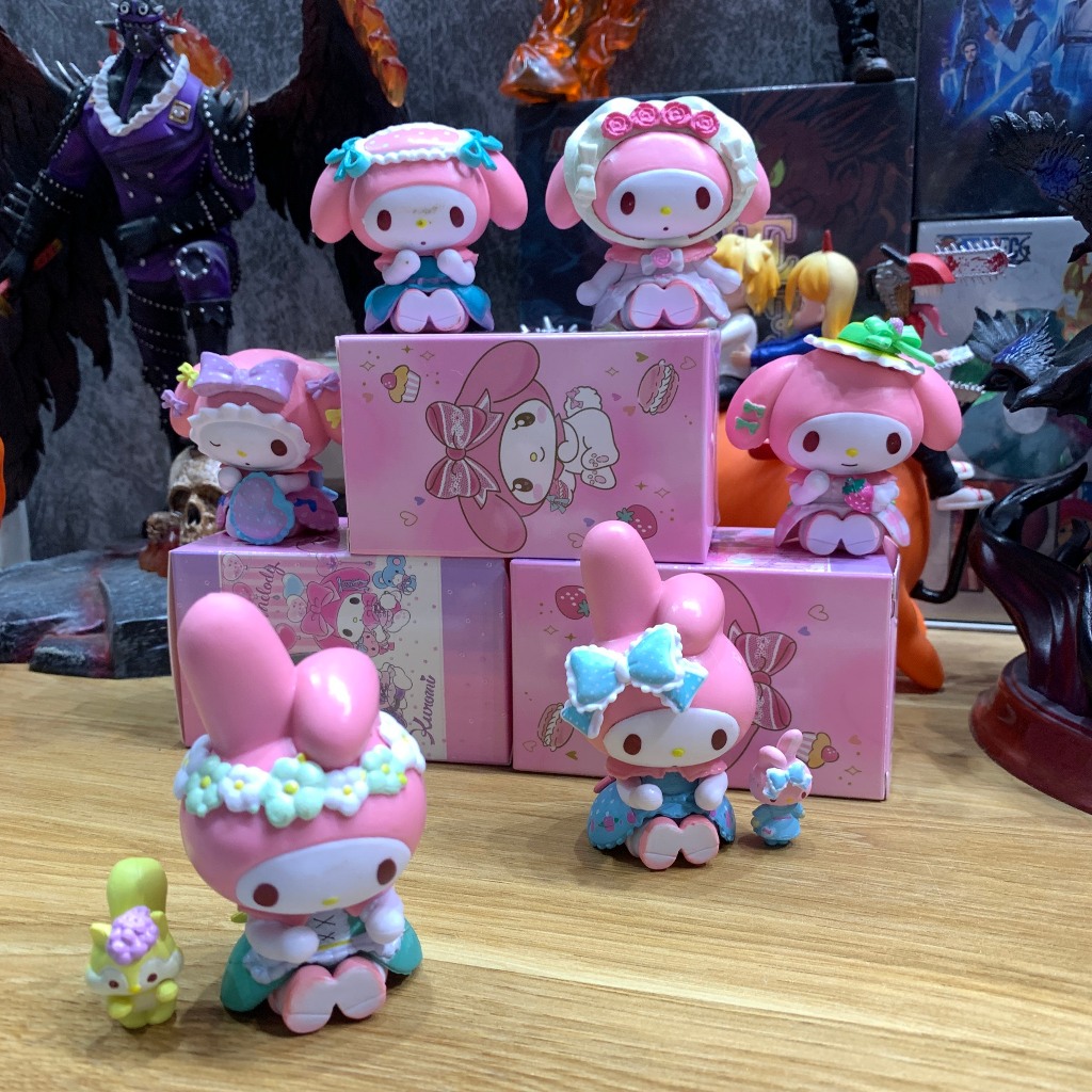 Búp Bê Sanrio Kuromi hồng Trang Trí Không Gian Làm Việc - Sưu Tầm - Làm Quà Tặng - An Toàn