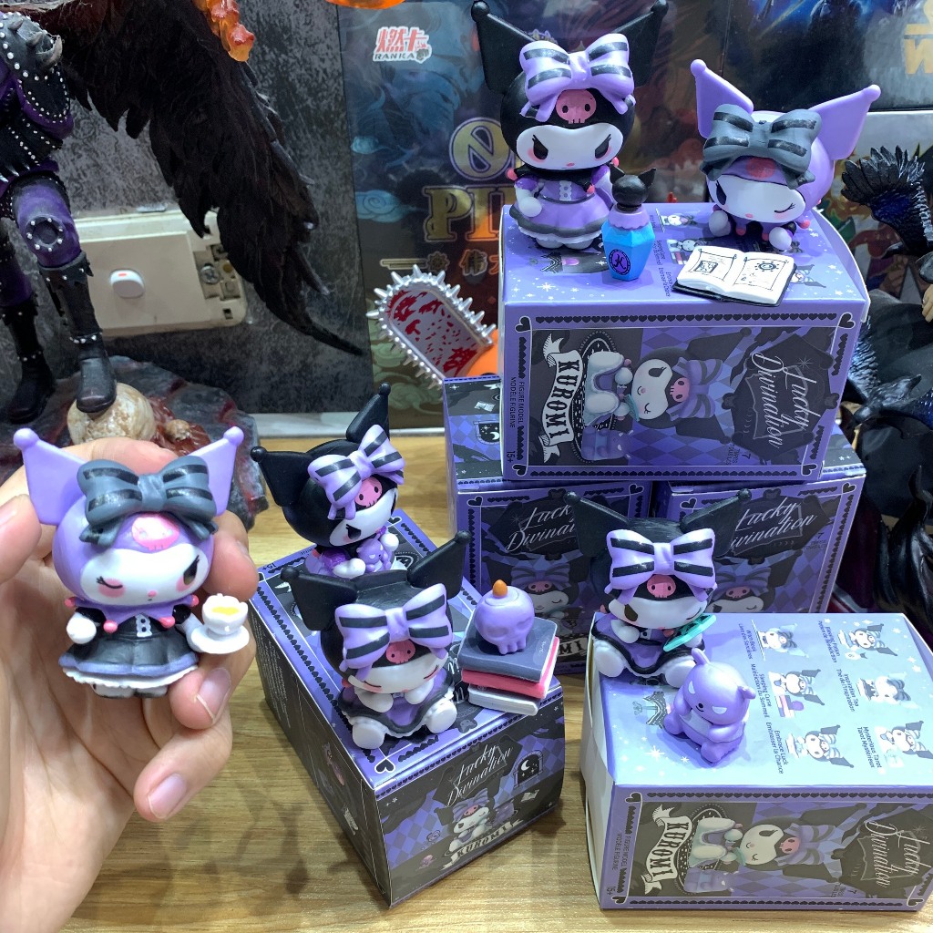 Búp Bê Sanrio Kuromi tím Trang Trí Bàn Làm Việc - Quà tặng - an toàn - sưu tầm