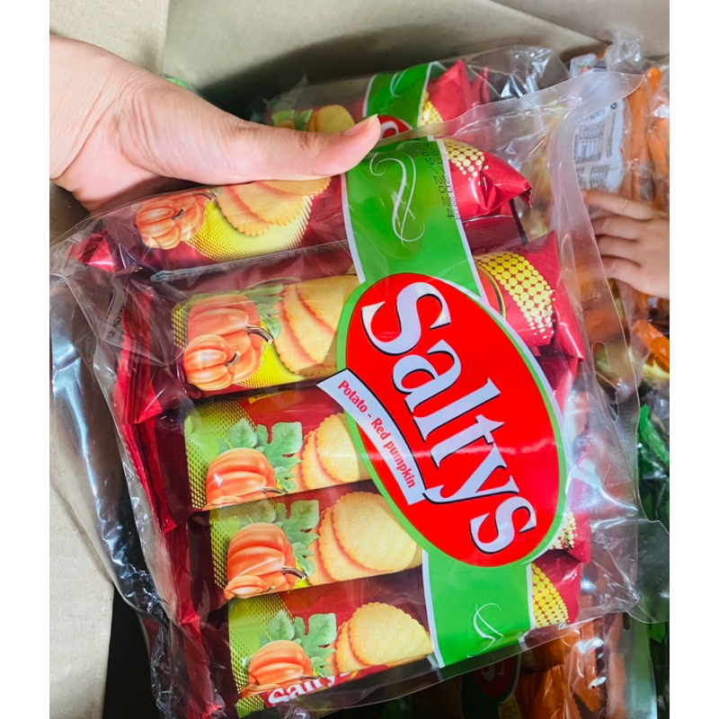 Bánh khoai tây Saltys vị bí ngô