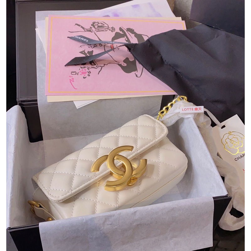 Túi đeo chéo cha ne size 20cm hàng cao cấp full box nam châm cam kết y hình video bên e cung cấp