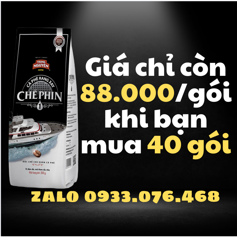 CAFE TRUNG NGUYÊN GIÁ SỈ- Chế Phin 1-500G