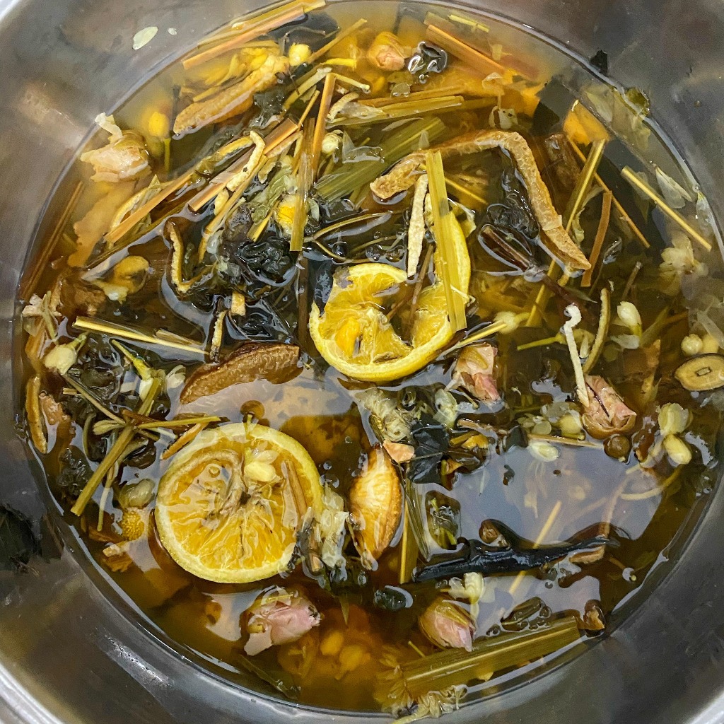 Thảo Mộc Xông Mặt Thải Độc, Làm sạch Da, Giảm Stress - Gói Dùng 2, 3 Lần