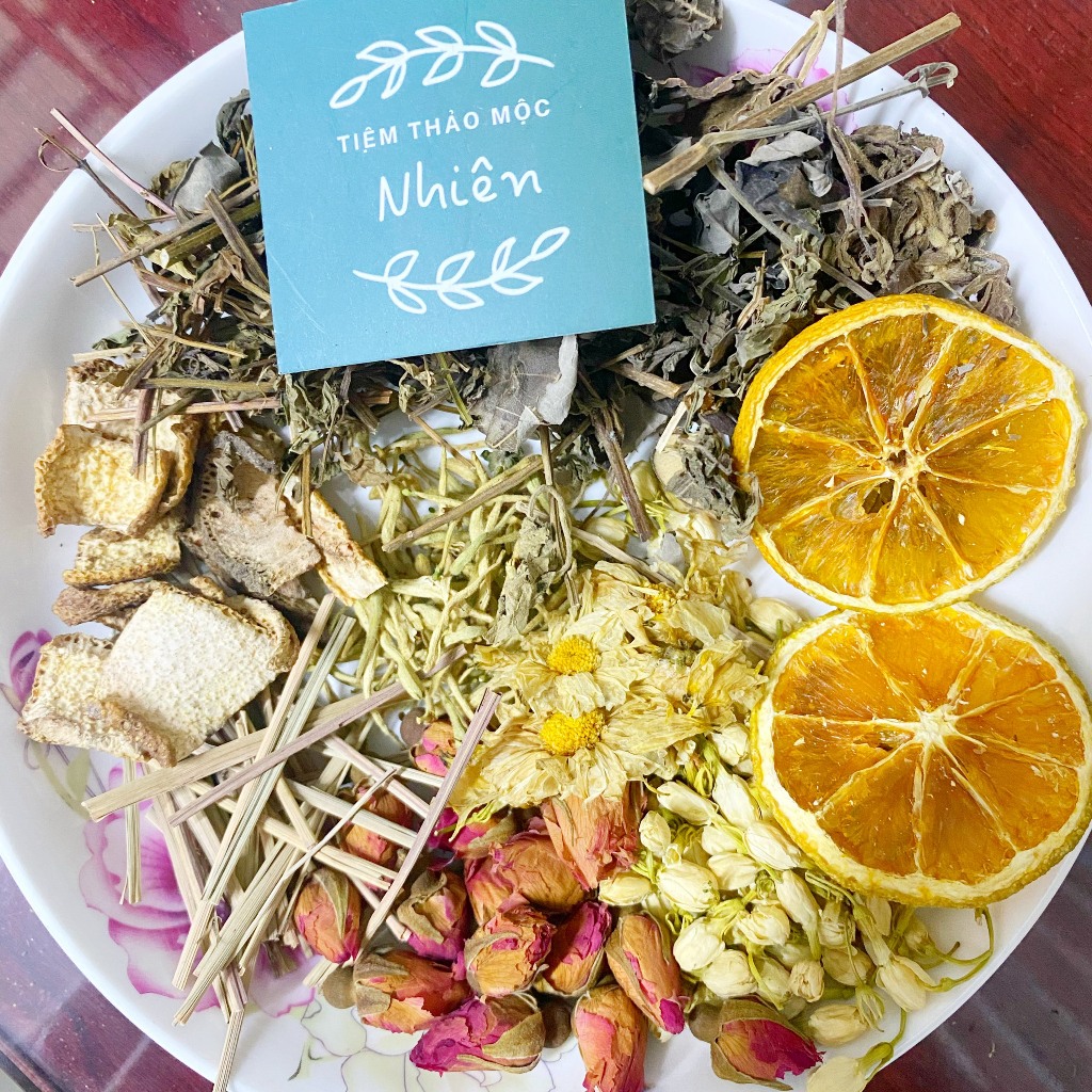 Thảo Mộc Xông Mặt Thải Độc, Làm sạch Da, Giảm Stress - Gói Dùng 2, 3 Lần