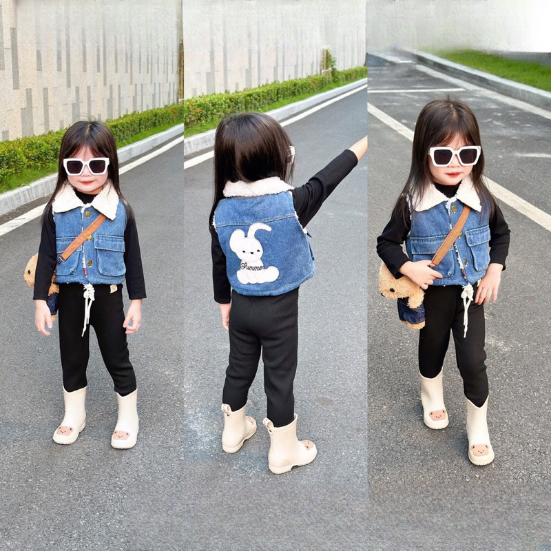 Chiếc áo lạnh cho be gái