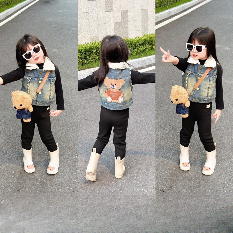 Chiếc áo lạnh cho be gái