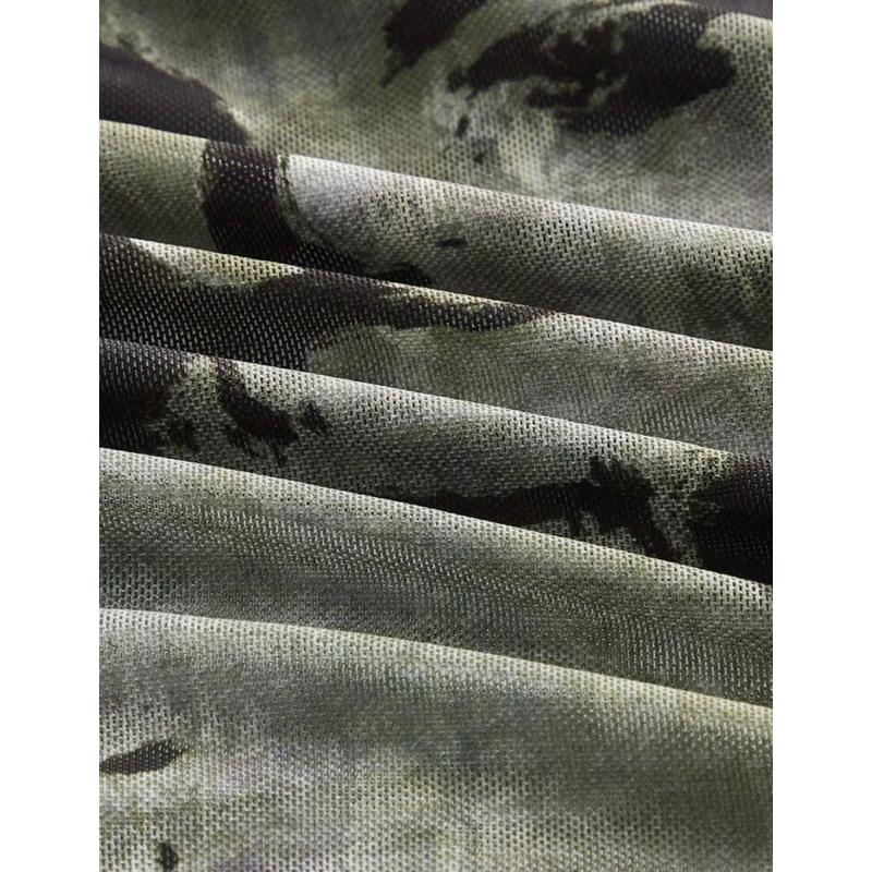 Áo lưới dài tay vải mỏng thoáng