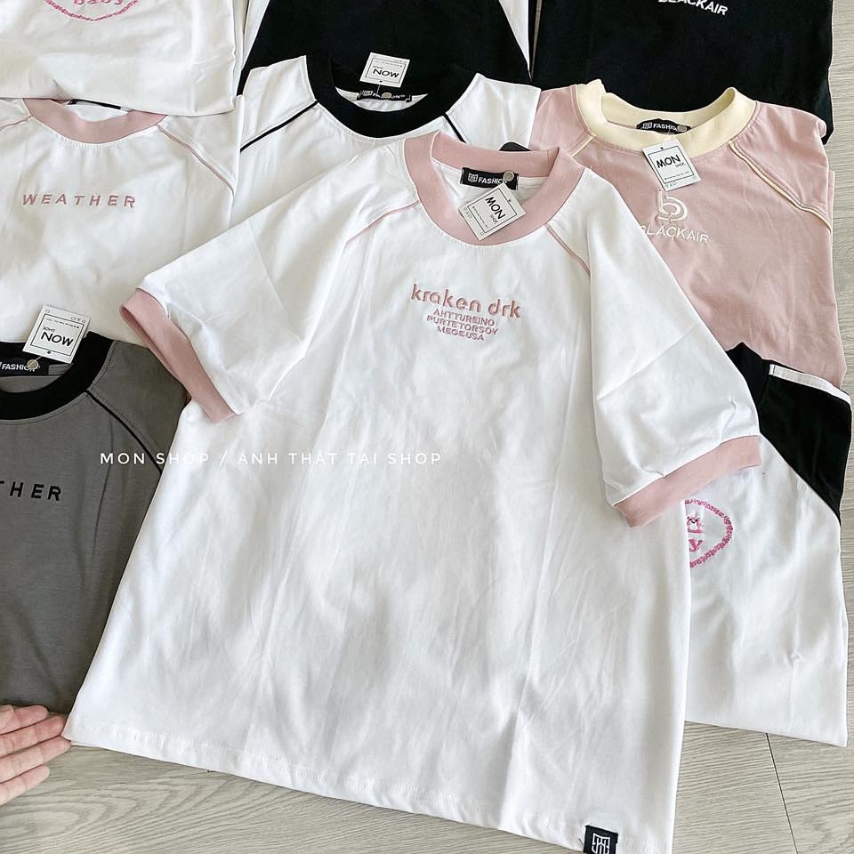 Babytee rộng thêu chữ #669634