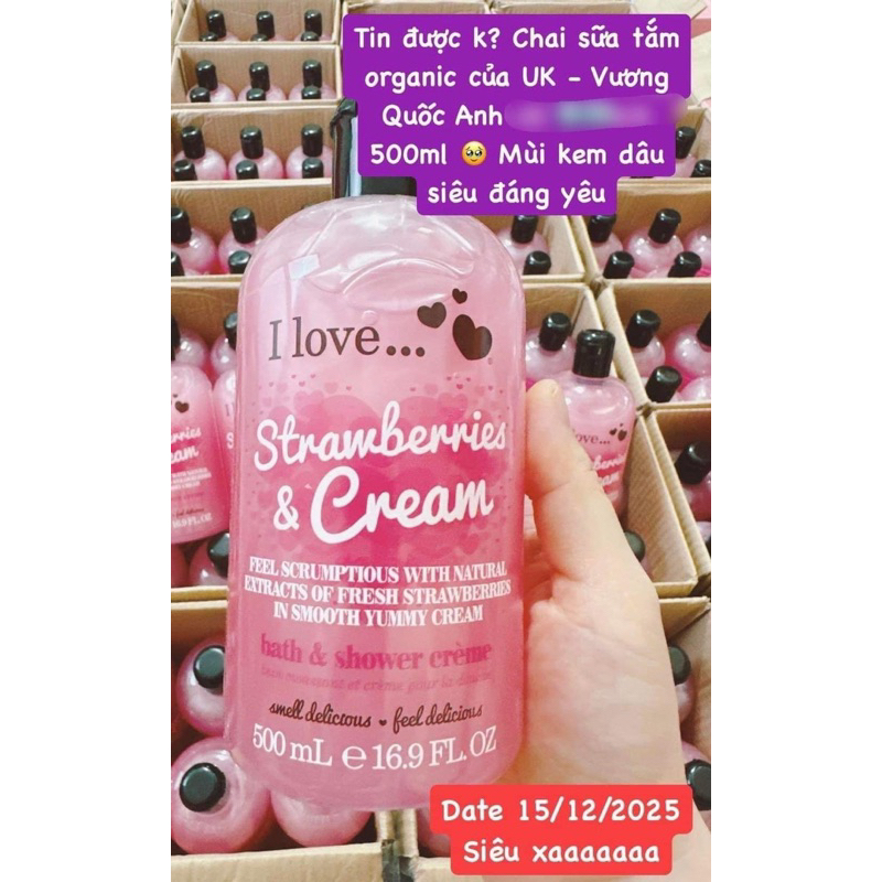 Sữa tắm nước hoa