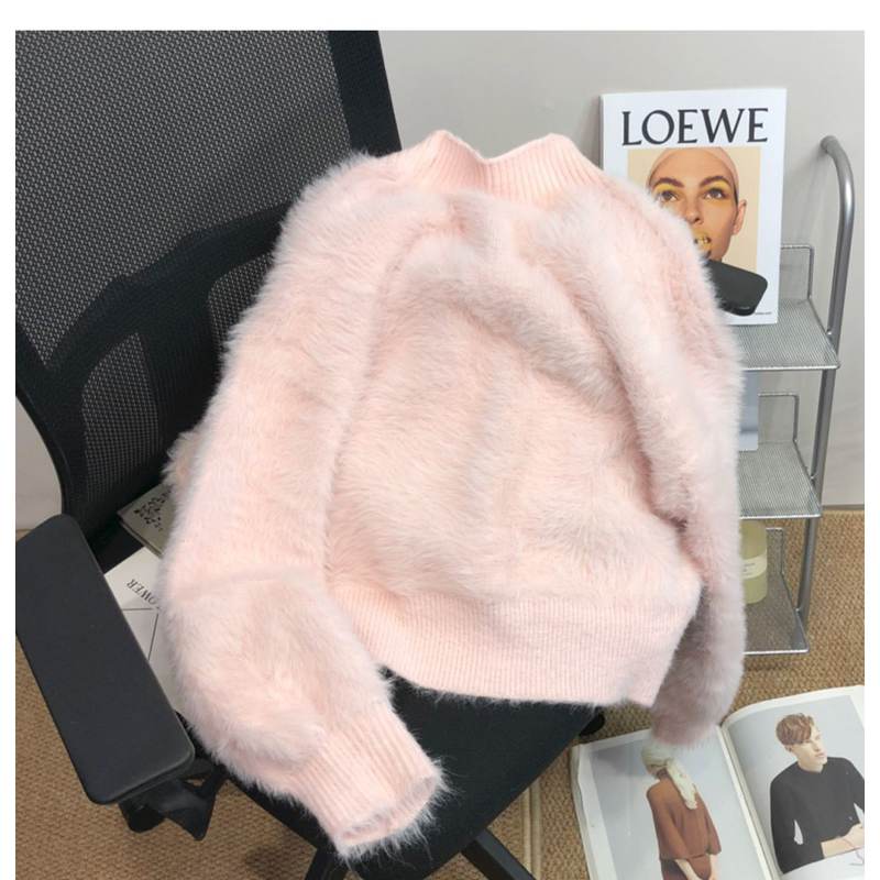 Áo Len lông thỏ nơ