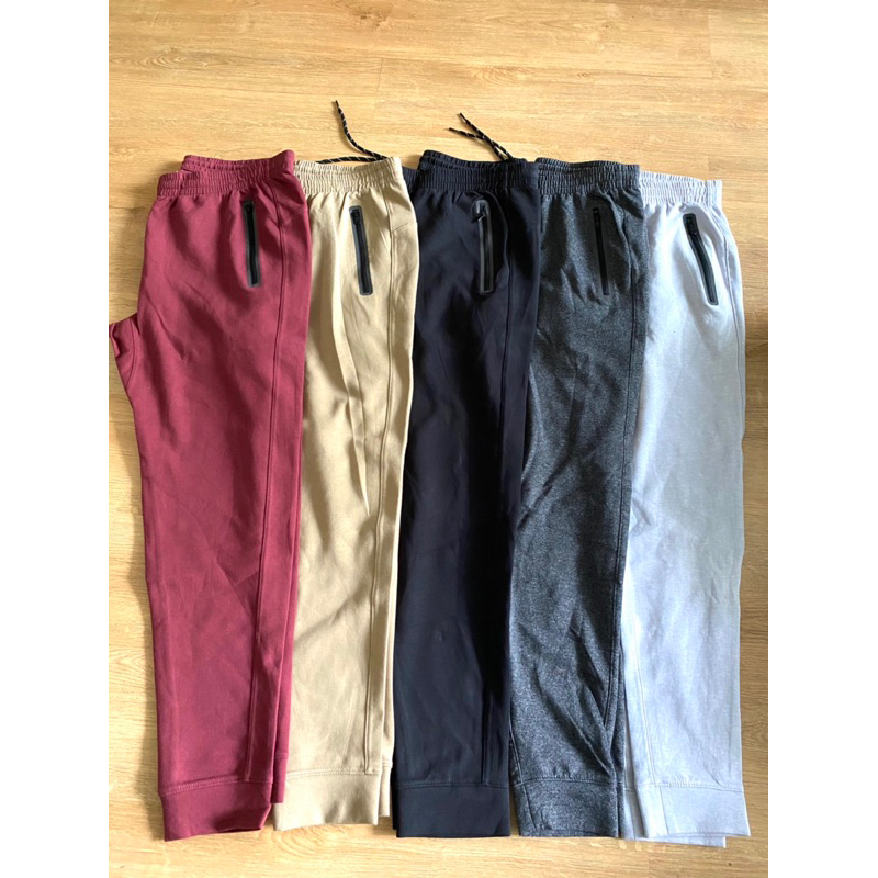 Quần jogger nỉ dynamic nam xuất dư xịn