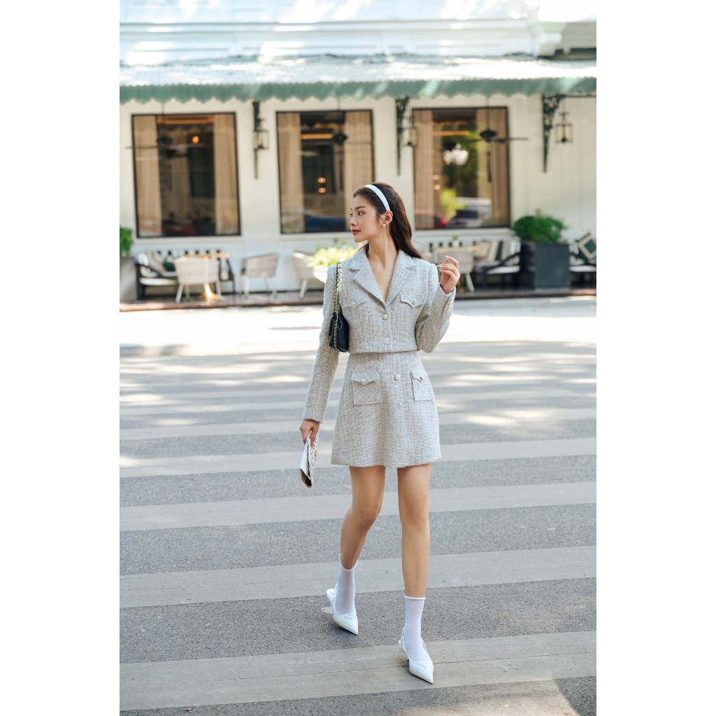 BSZ13 - Luna Tweed Skirt