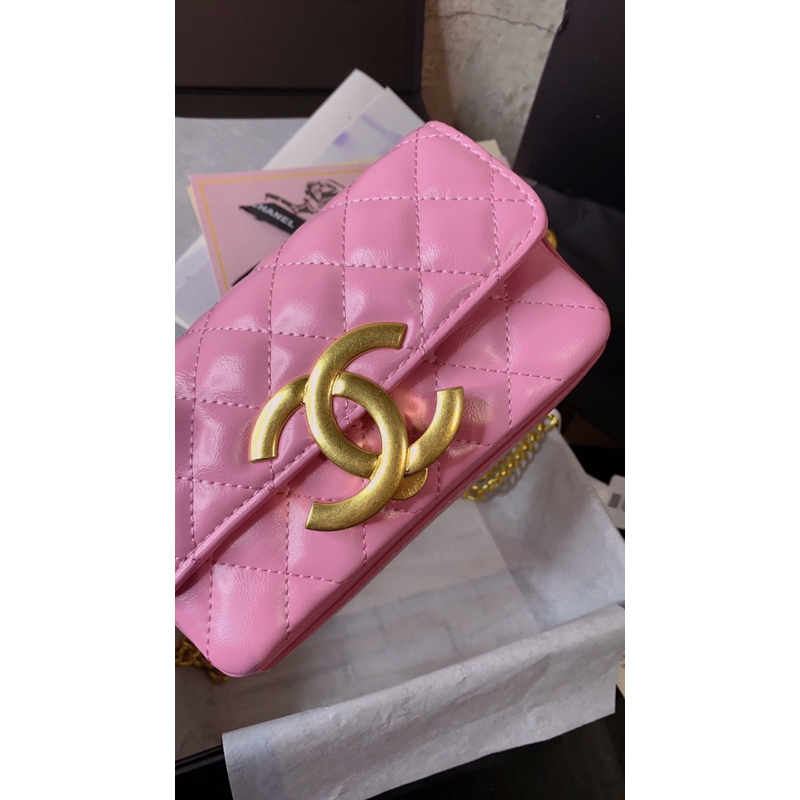 Túi đeo chéo cha nel box nam châm đẹp sz 20