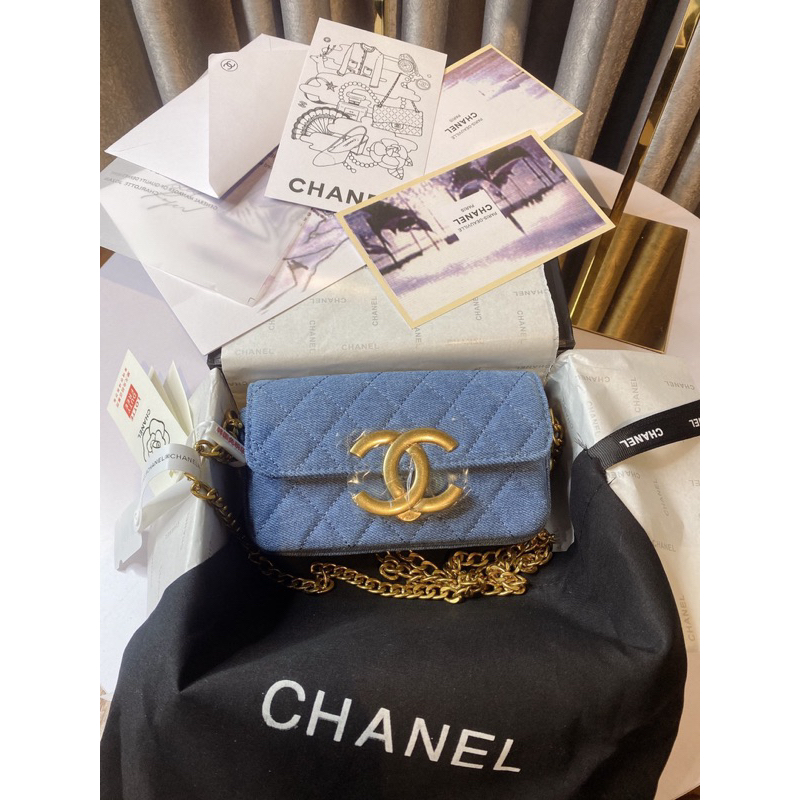 Túi đeo chéo cha nel box nam châm đẹp sz 20