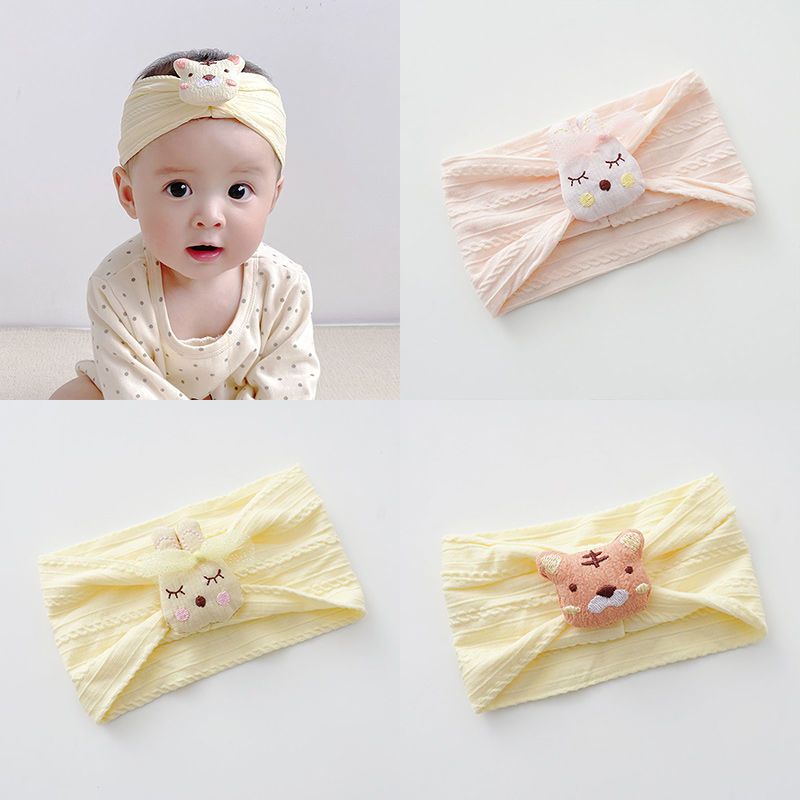 Băng đô cho bé gái 0-2 tuổi, Turban hình thỏ và hổ phong cách hàn quốc đáng yêu cho bé Bunakids PK02