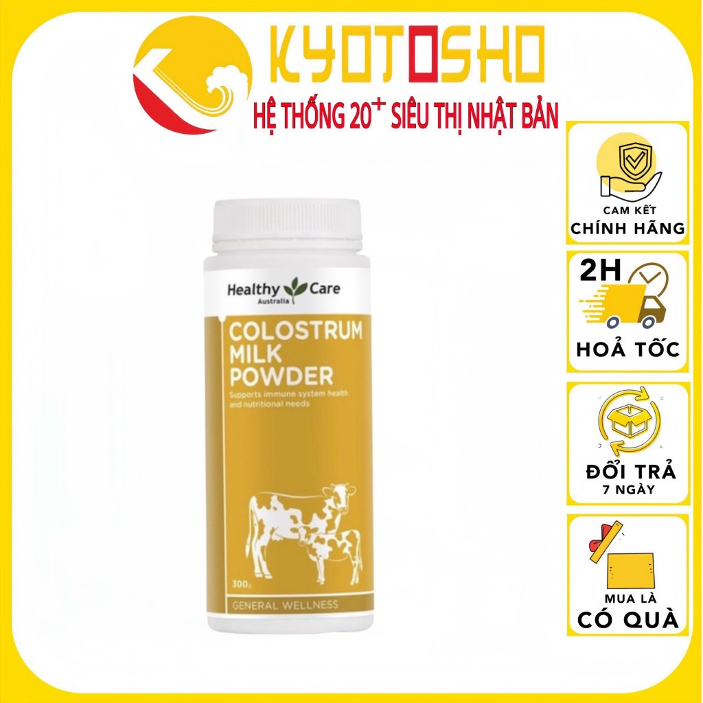 Sữa Bò Non Úc Healthy Care Colostrum Milk Powder 300g