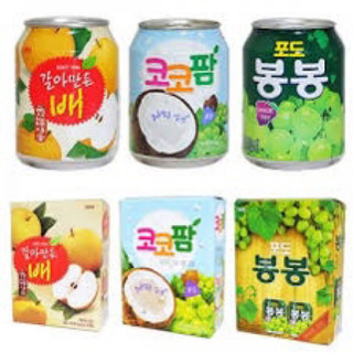 Nước lê và nho thạch dừa Haitai Hàn Quốc 238ml