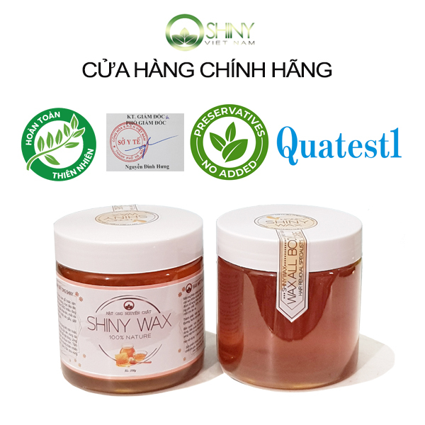 Wax lông Shiny chính hãng mẫu mới triệt sạch lông, sử dụng tiện lợi!