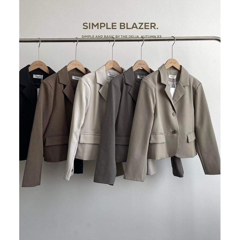 1138 ÁO BLAZER DÀI TAY HAI LỚP DÁNG LỬNG