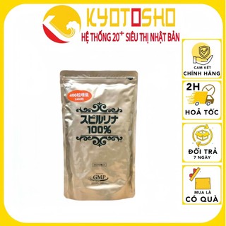  Tảo xoắn túi spirulina 2400 viên tảo xoắn spirulina Nhật Bản dạng túi 