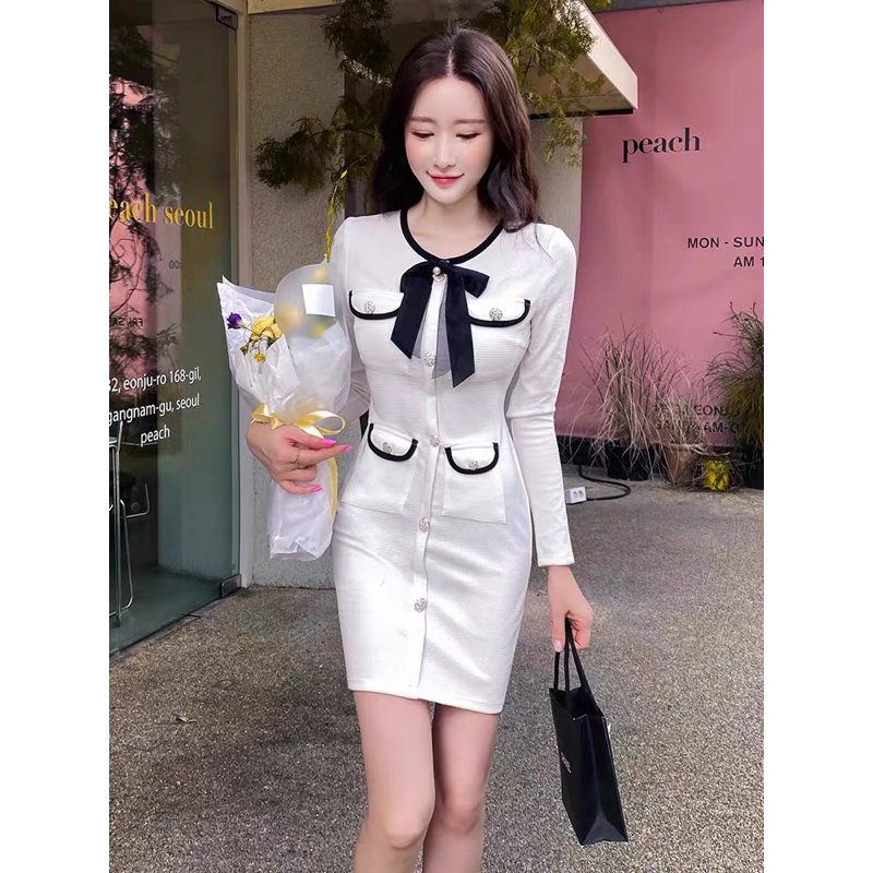 Váy xoè nữ  /đầm tiểu thư ôm body hàng quảng châu cho bạn gái