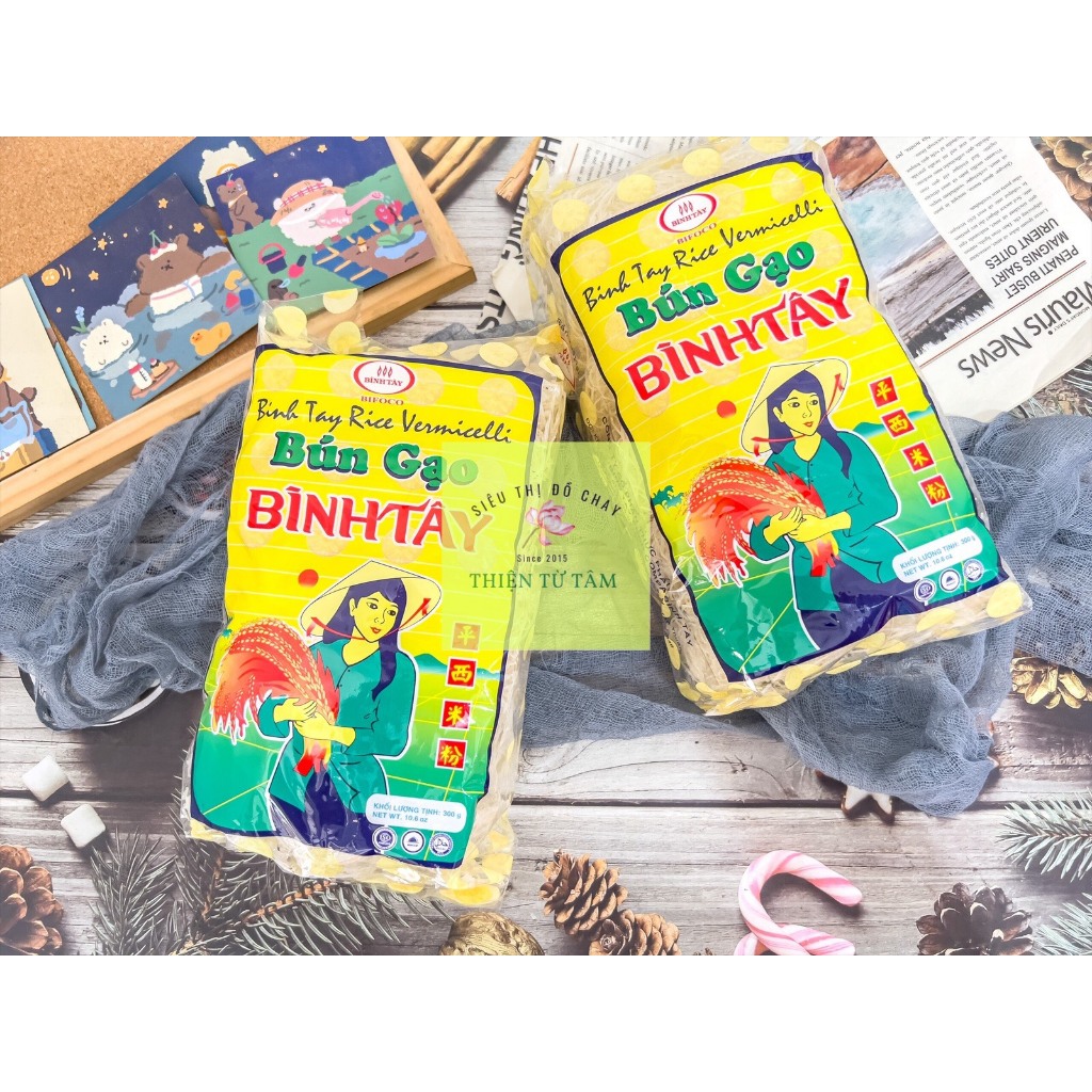 Bún Gạo Khô Bình Tây Nấu Được Nhiều Món Bịch 300G