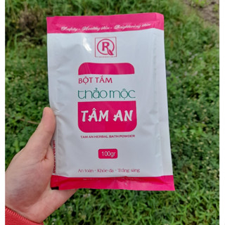 Bột tắm trắng thảo mộc Tâm An gói 100g- mua 4 tặng 1 ( giảm viêm nang lông , an toàn cho da nhạy cảm)