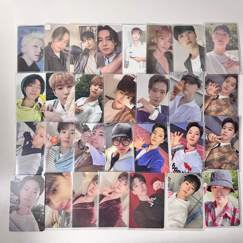 Photocard Thẻ bo góc Seventeen S.Coups, Jeonghan, Joshua, Jun, Hoshi, Wonwoo, Woozi, DK, Mingyu kpop hybe 세븐틴