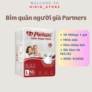 50 Miếng Bỉm quần cho người già mẫu mới size M/L/XL