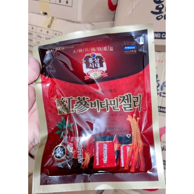 Kẹo Sâm Dẻo Mềm Hàn Quốc 200g