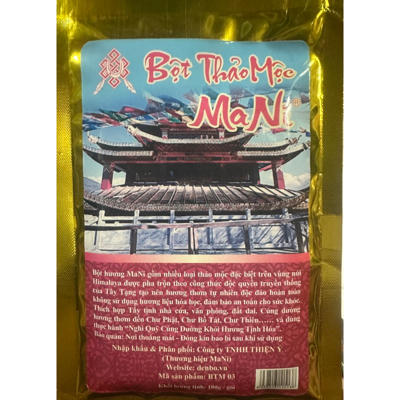 Bột Tẩy tịnh MaNi