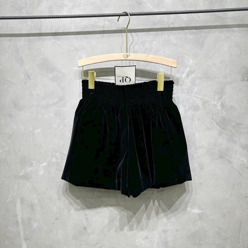 Áo nhung eo pha tay tơ