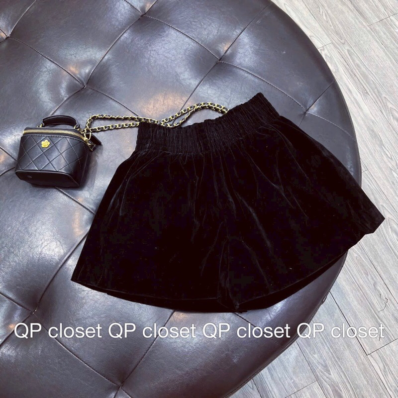 Áo nhung eo pha tay tơ