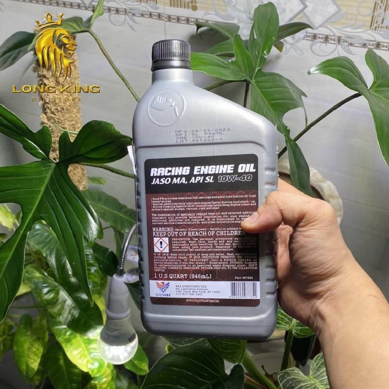 Nhớt maxlube racing 10w40 - xe số - xe côn 946ml