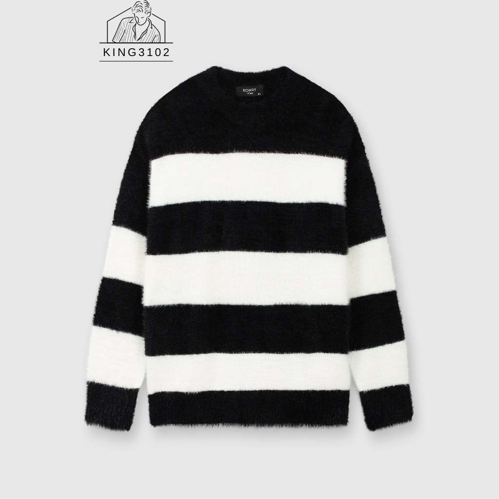 Áo Sweater Nam, Áo Len Cho Nam Dài Tay Cổ Tròn Đen Trơn Chất Liệu Cao Cấp Phong Cách Thời Trang - Áo Len Lông