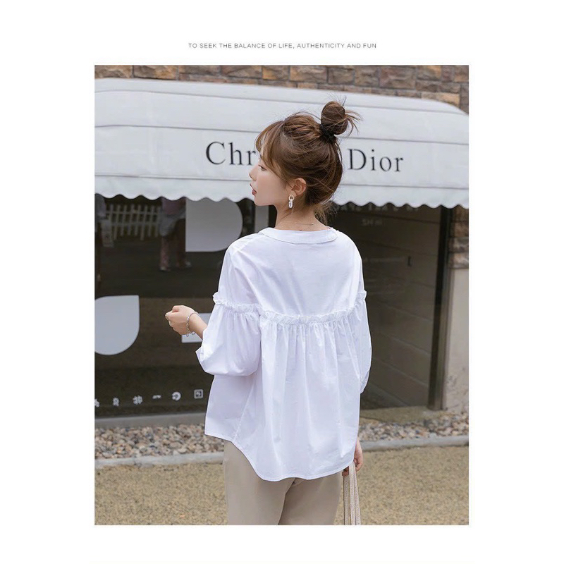 ÁO BẦU TAY DÀI  3 MẦU ĐEN - XANH - TRẮNG