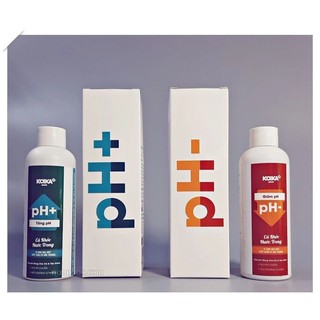 Vi sinh KOIKA PH+ PH- chai nhỏ cho hồ cá