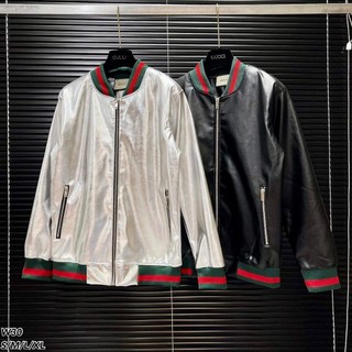 Áo Khoác , Áo Bomber G.C da phối viền cao cấp