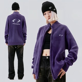 Áo khoác len Made Extreme Work Hard Dream Big Knitwear Zip