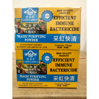 Bột diệt rêu cao cấp golden rainbow cho hồ cá thuỷ sinh