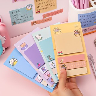 Giấy note kèm đánh dấu trang xinh xắn màu ngẫu nhiên- s2