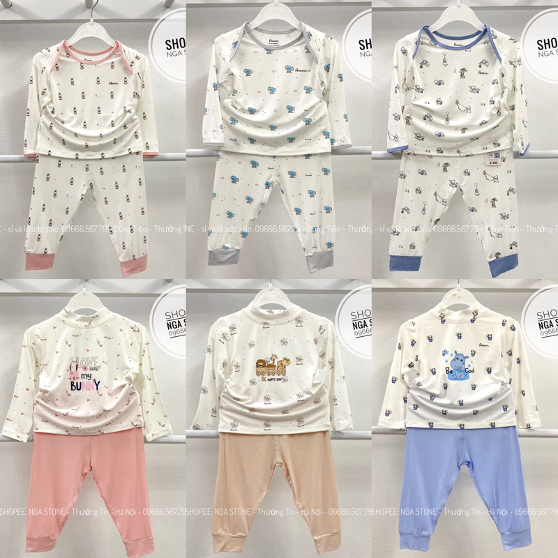 Bộ giữ nhiệt cổ cao cho bé trai bé gái hãng avaler