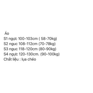Áo sơ mi bigsize 60-90kg