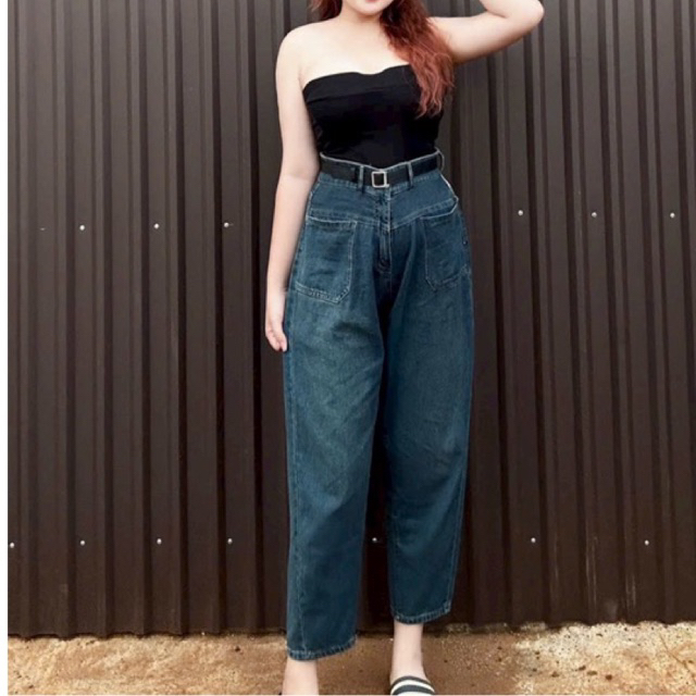 Quần jean baggy lửng bigsize 60-90kg