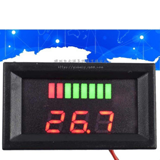 Volt kế DC 4.5-30VDC, 5-120VDC 70-500ACV LED 0.56 inch, Volt kế + dung lượng pin lithium 12V 24V 36V 48V 60V đa năng