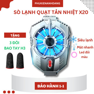 Quạt tản nhiệt điện thoại sò lạnh chơi game x20