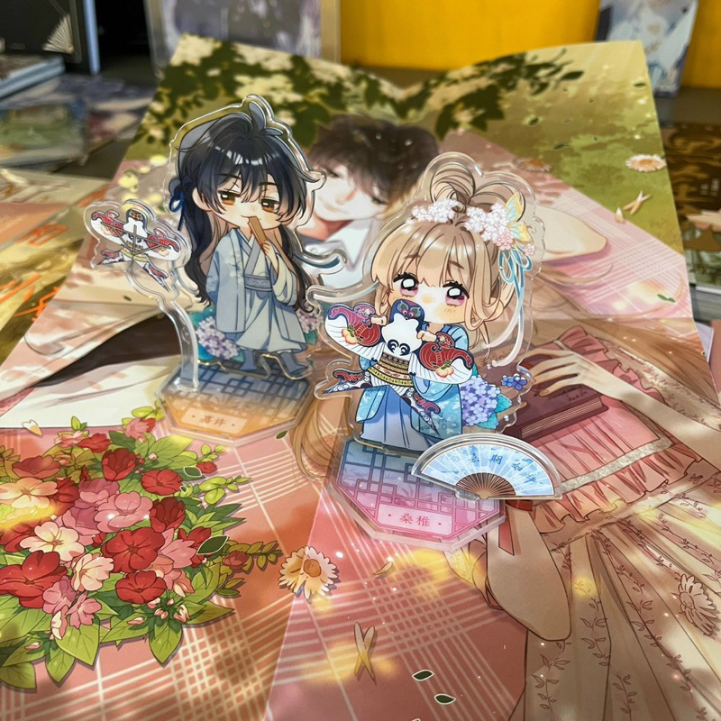 Standee Trung thu chibi Đoàn Gia Hứa & Tang Trĩ