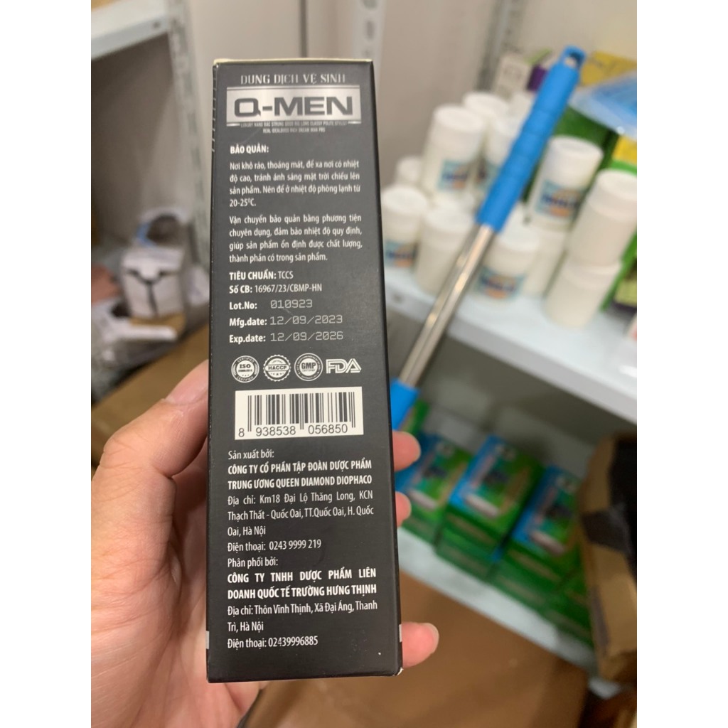 Dung dịch vệ sinh nam giới Q-MEN 150ml